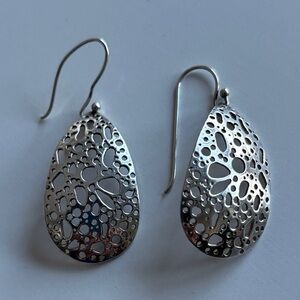 Silver Teardrop Earrings